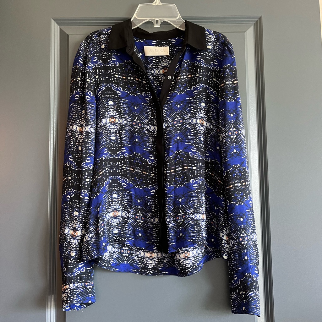 A.L.C. Patterned Blouse